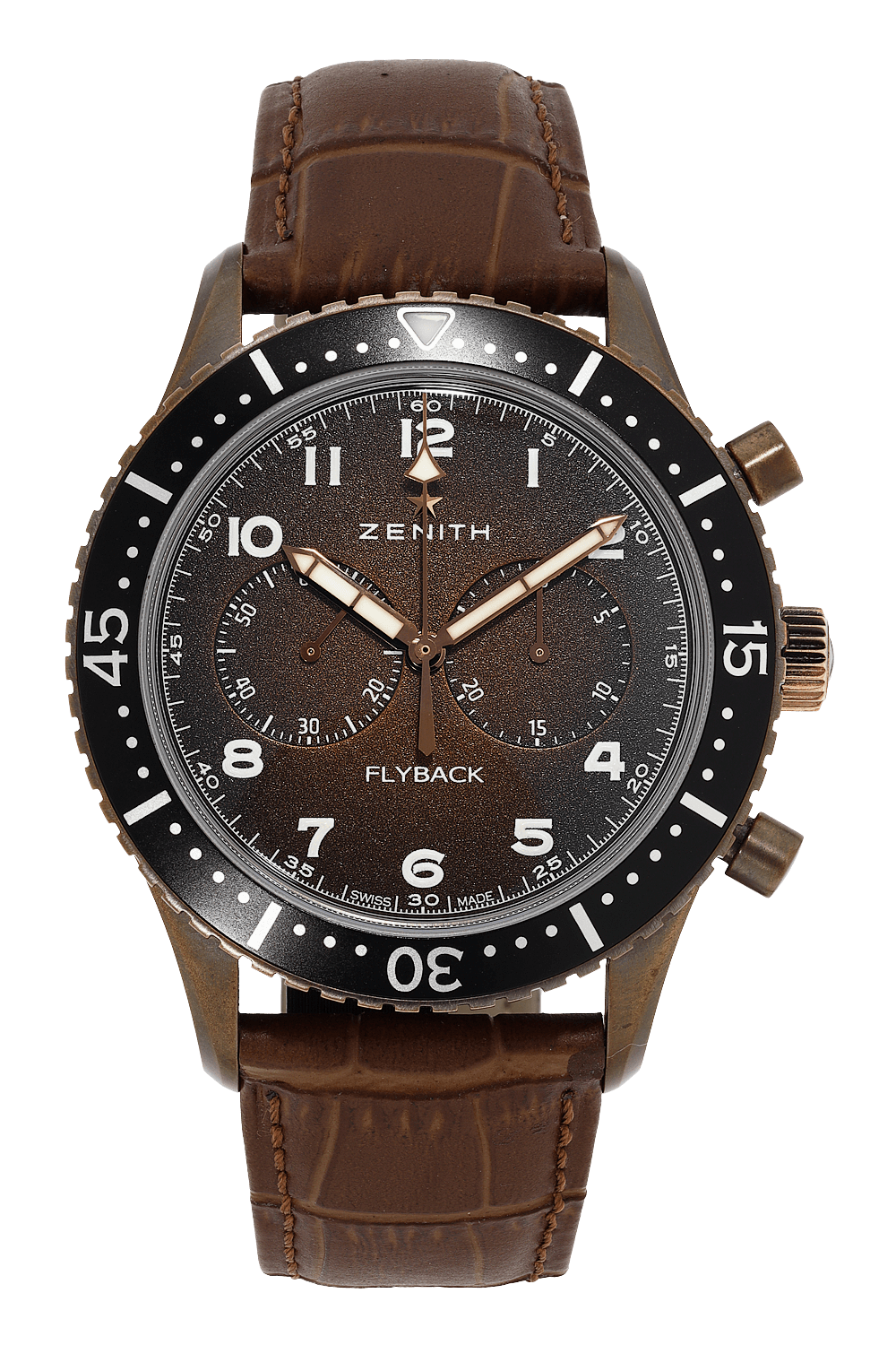 ハルマゲドン　po1 Pre-Owned Zenith El Primero Pilot (29.2240405/18.C801)