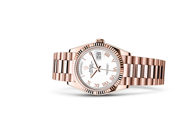 Rolex day date 36 everose gold top
