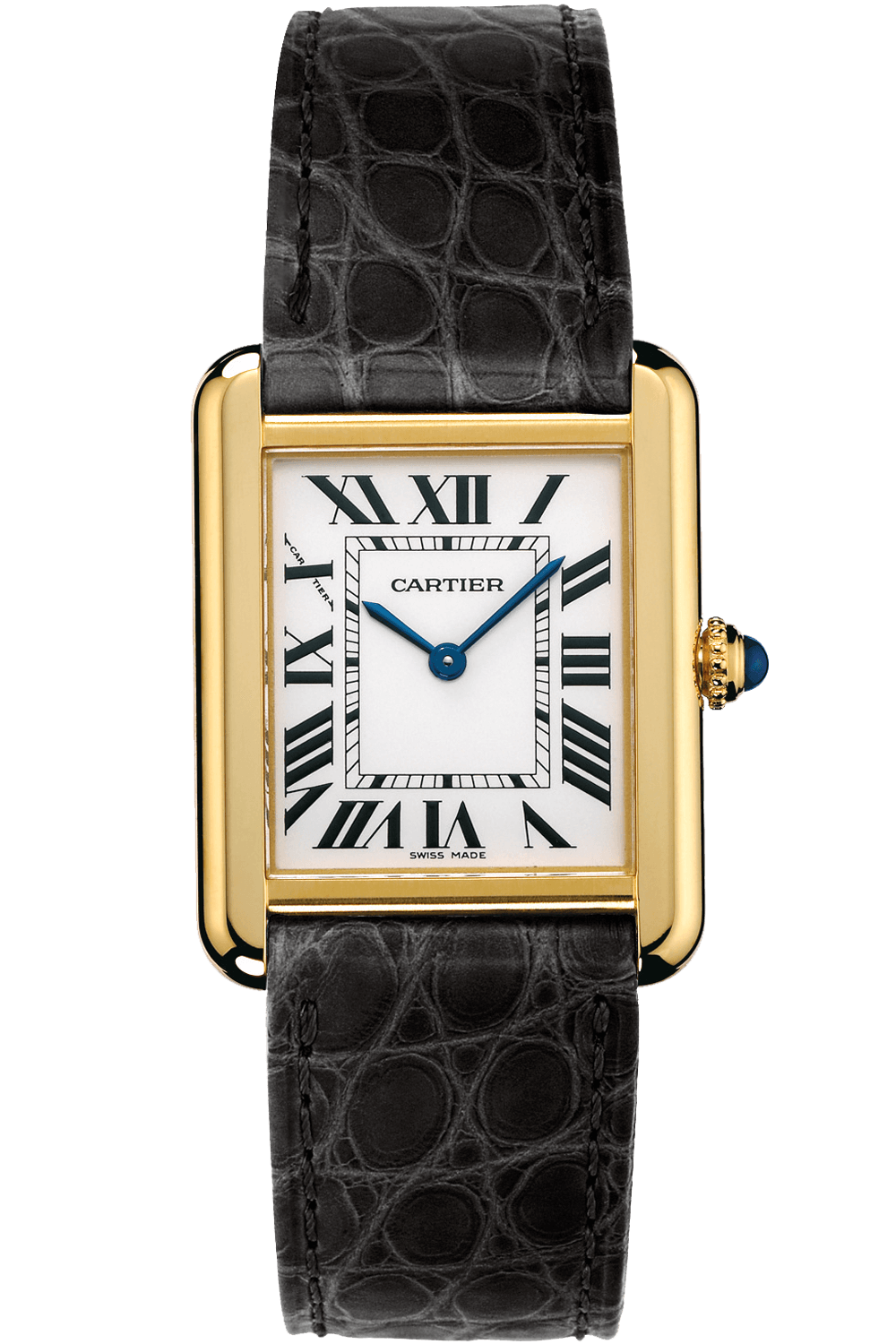 CARTIER W5200002 TANK SOLO 18K YELLOW GOLD BRAND NEW