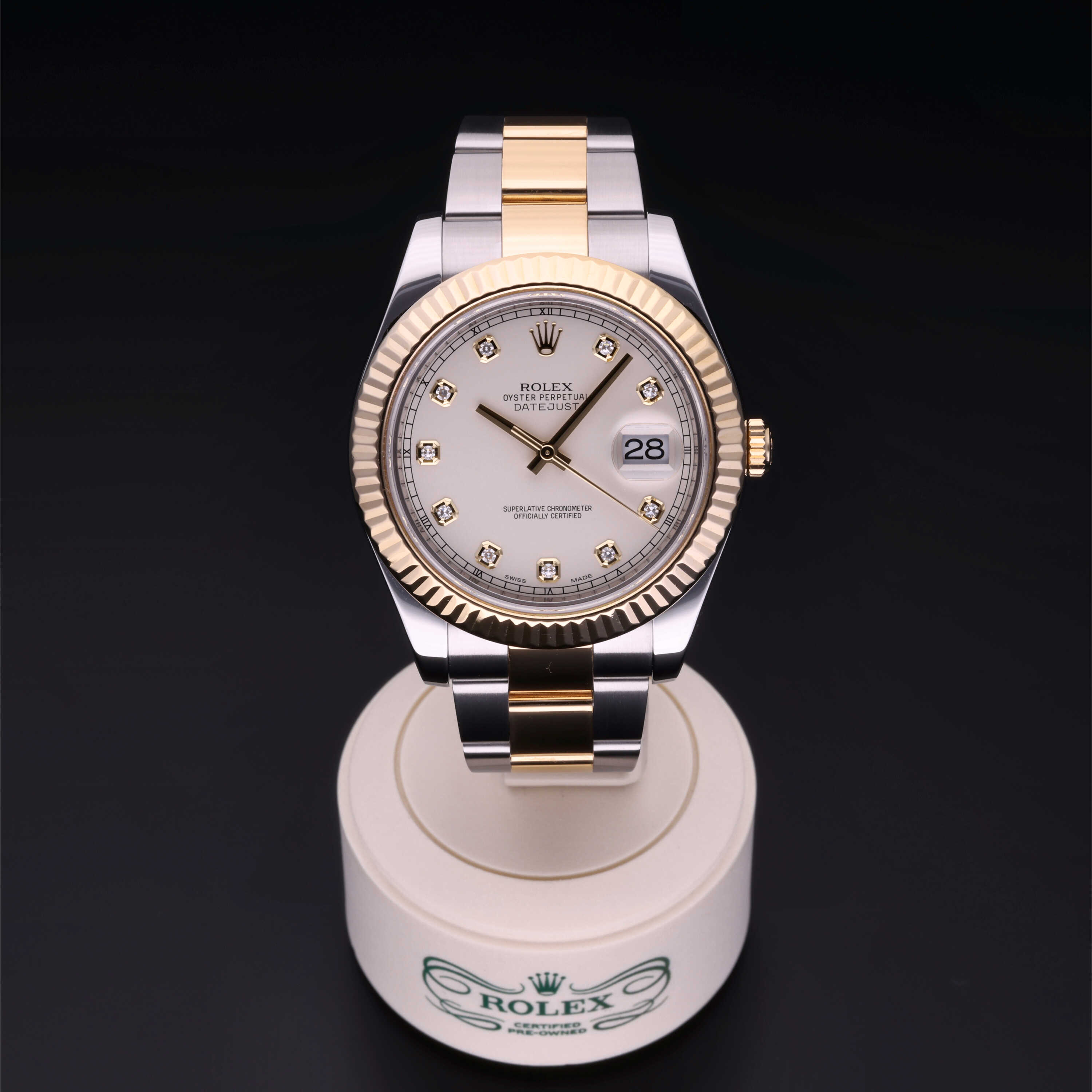 Rolex Certified Pre Owned Datejust II 41 mm in Yellow Rolesor 116333 Tourneau Bucherer