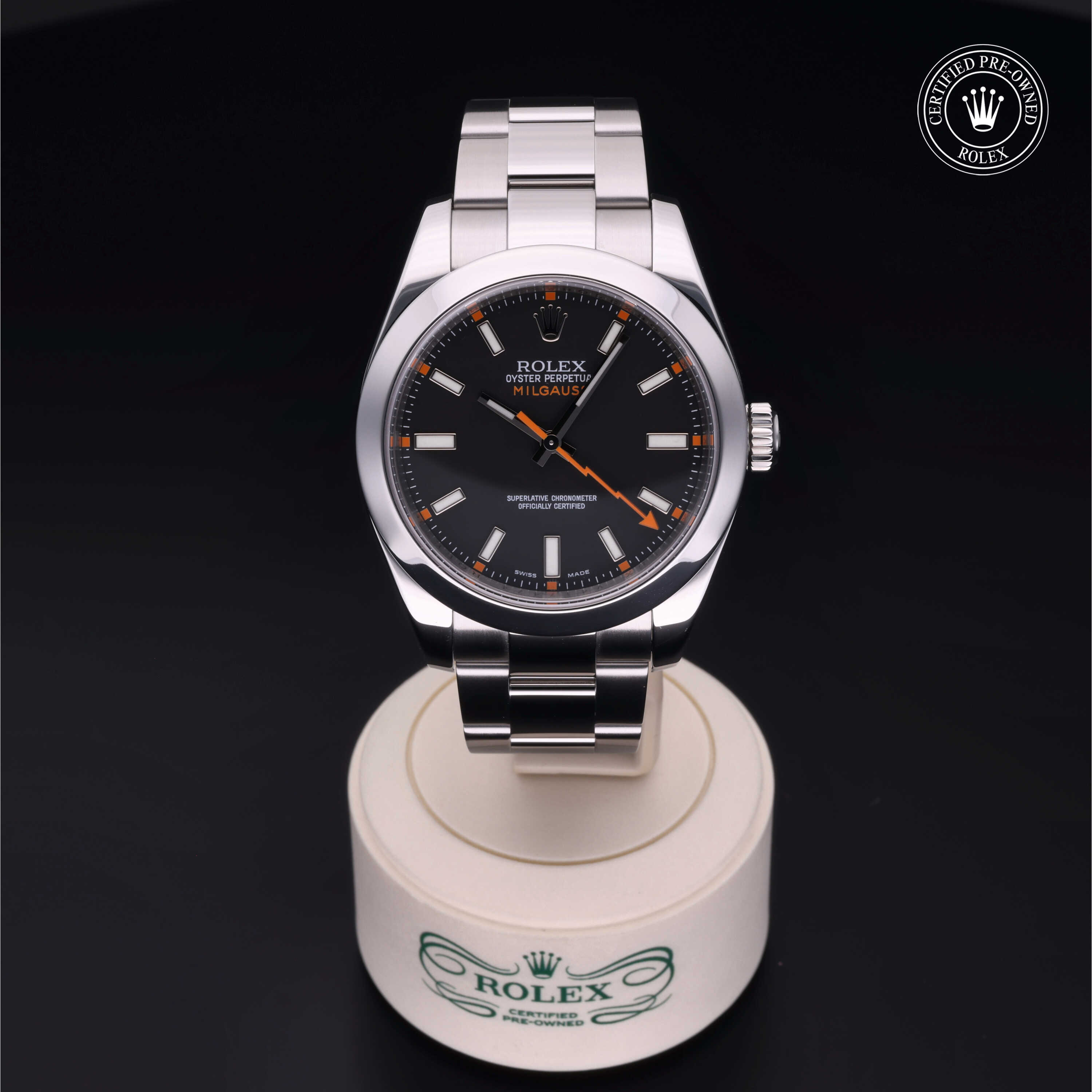 Pre Owned Rolex Milgauss 116400 0001