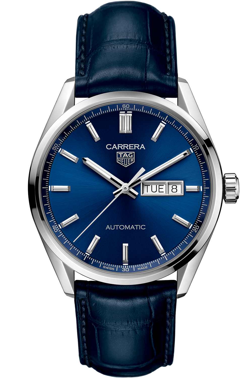 Tag heuer hot sale leather watch
