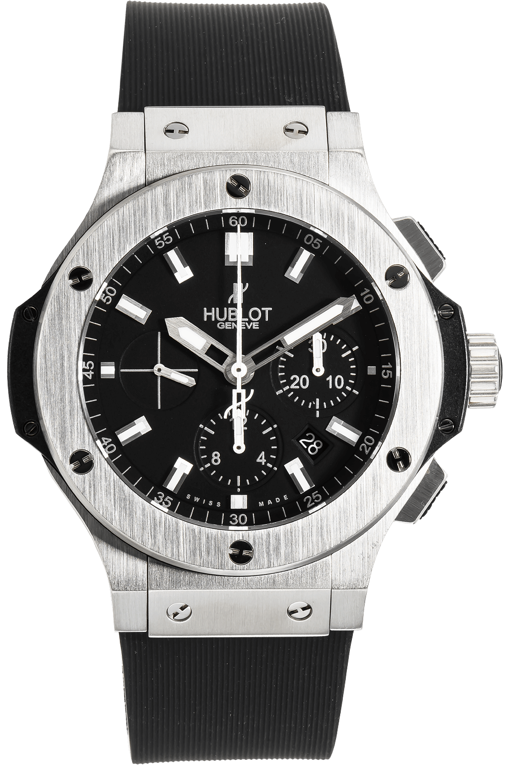 Hublot Men's Big Bang Steel Diamonds Watch (301.SX1170RX1104) | Stainless Steel | 44 mm Diameter | Tourneau