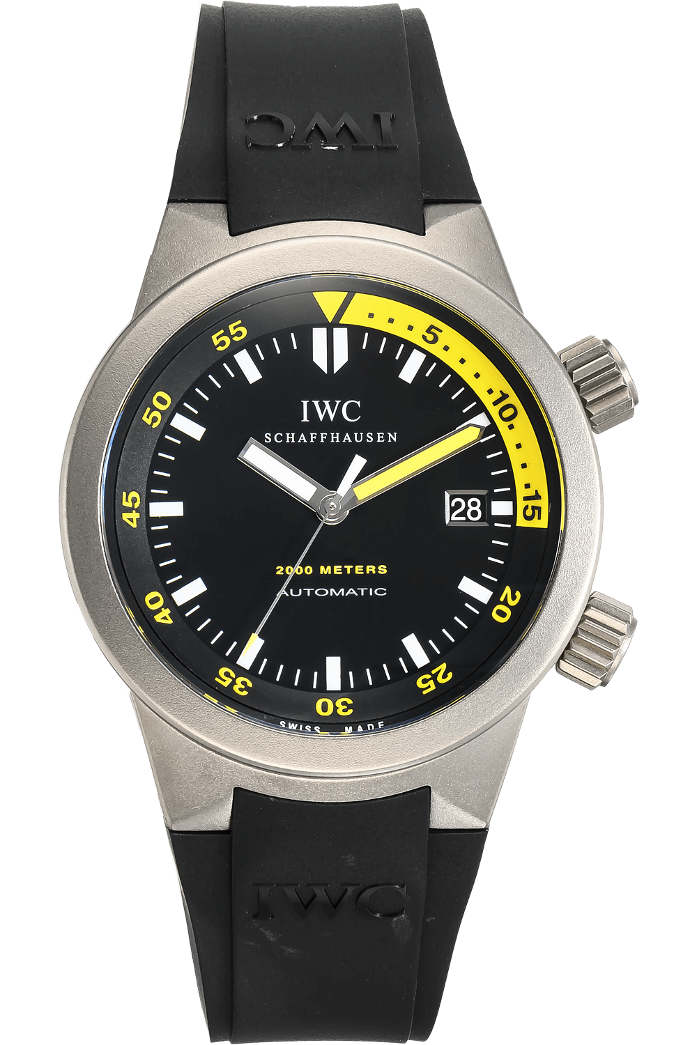 Iwc aquatimer titanium deals