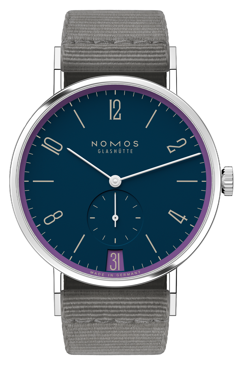 NOMOS Glashutte Tangente 38 Date Nachtgesang 179.S31