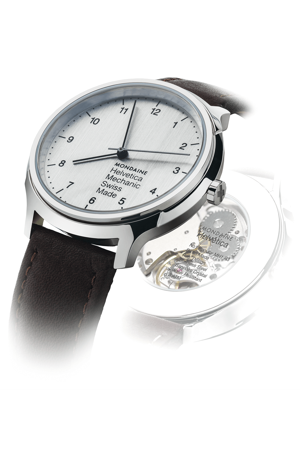 Mondaine Helvetica No. 1 Regular Hand Winder (MH1.R3610.LG)