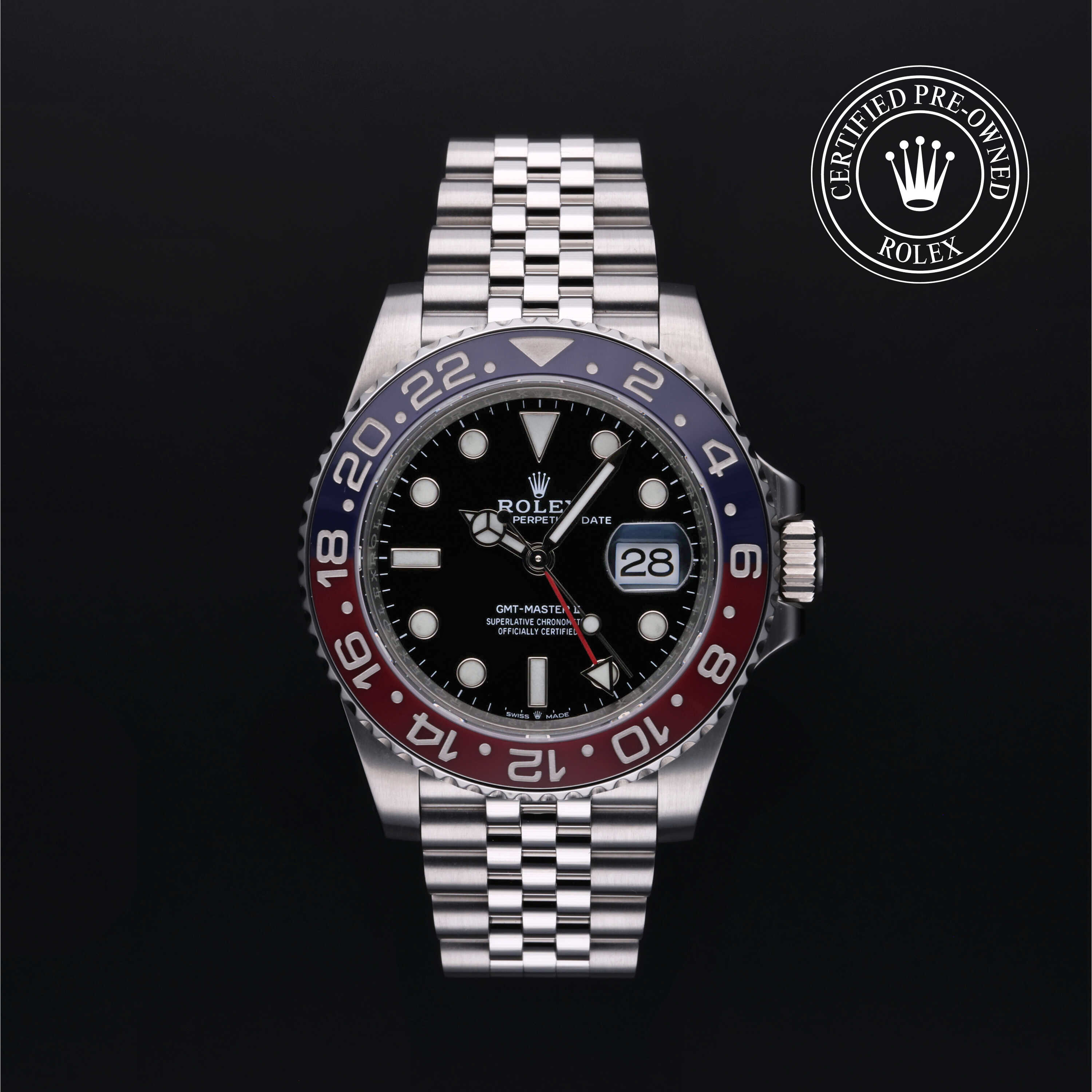 Rolex Certified Pre-Owned GMT-Master II (126710BLRO)
