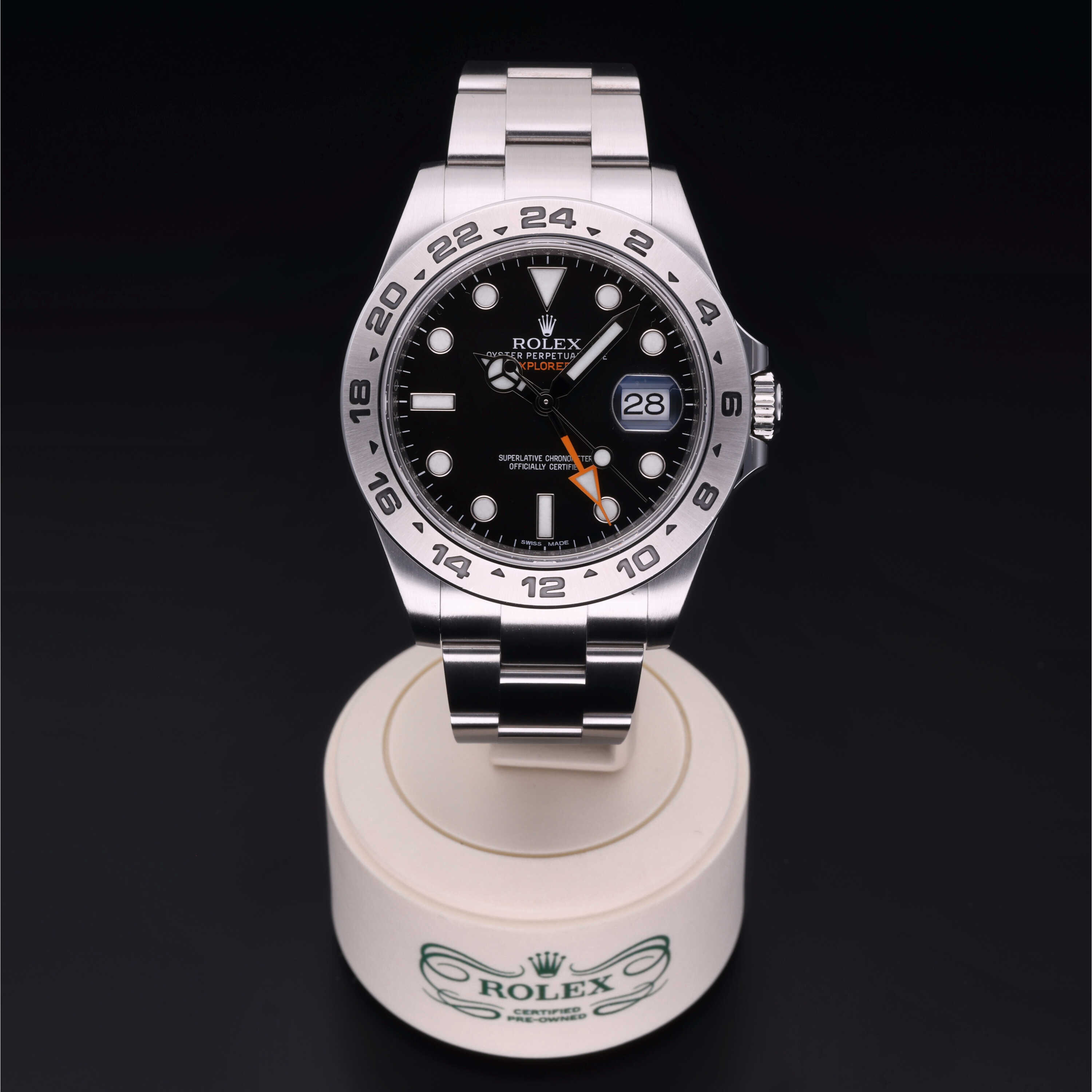 Rolex Certified Pre Owned Explorer II 42 mm in Oystersteel 216570