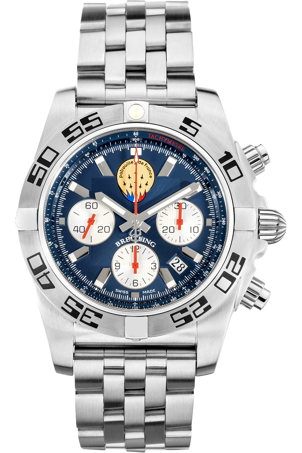 Pre Owned Breitling Chronomat Patrouille de France Limited Edition Stainless Steel Automatic