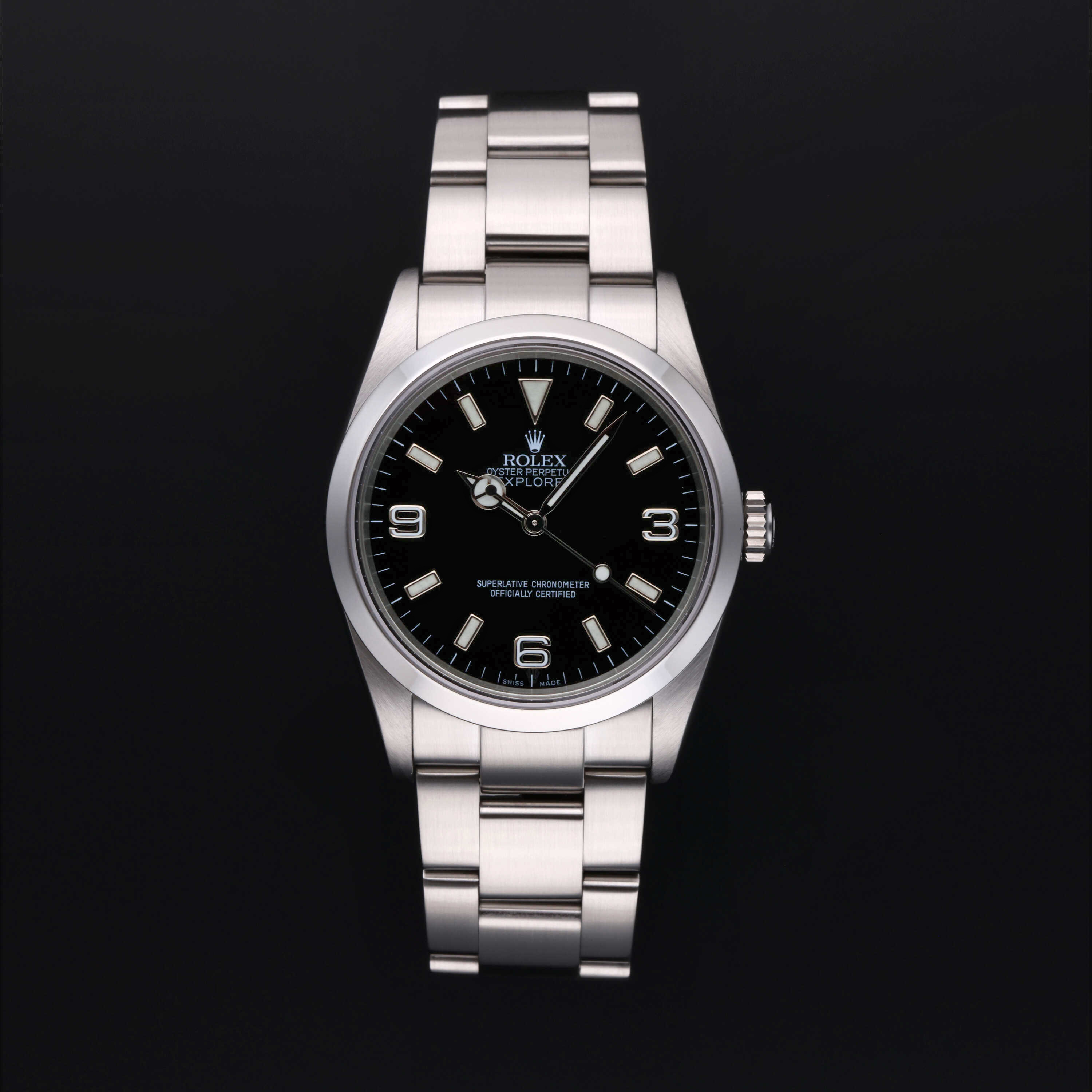 Rolex explorer second hand top