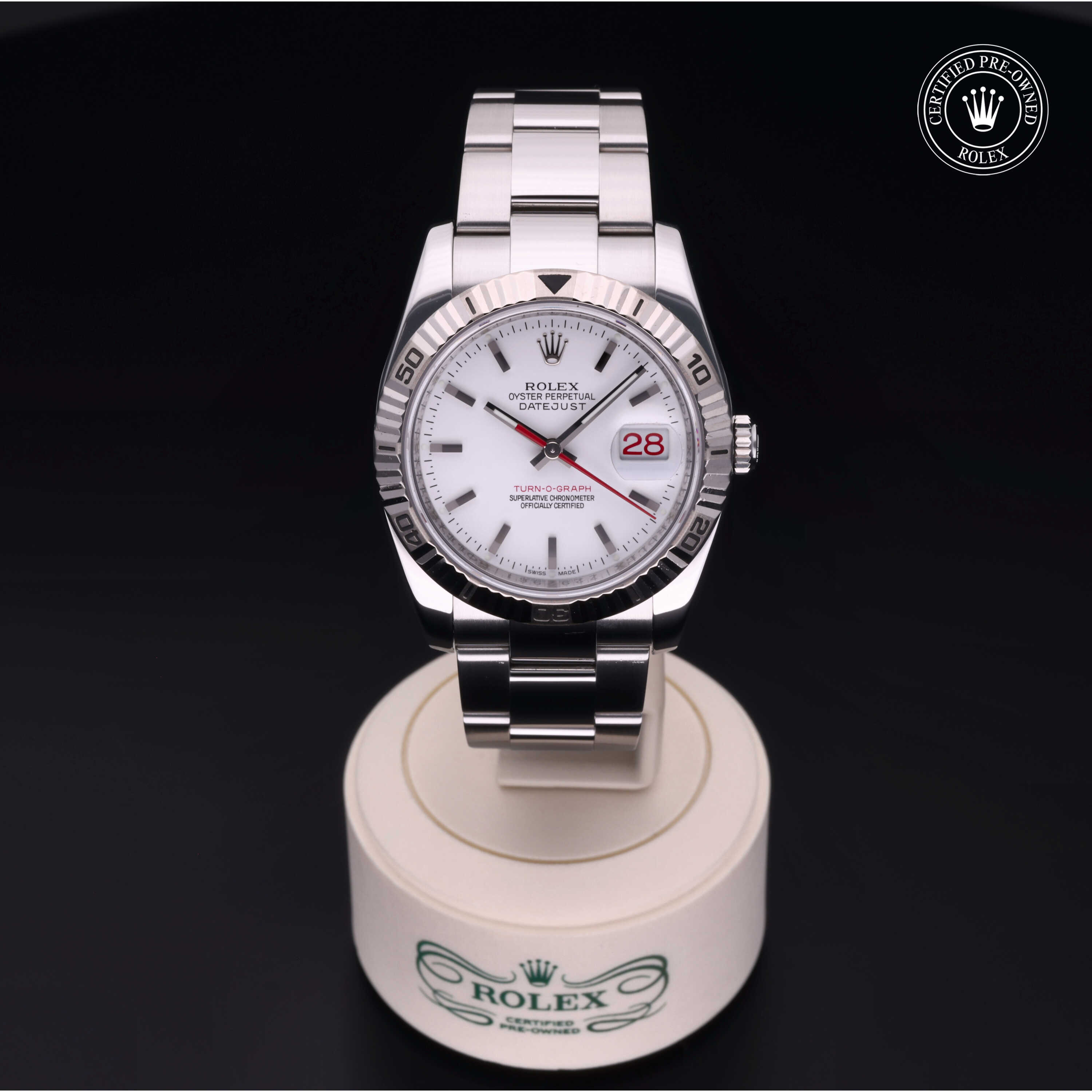 Rolex Certified Pre Owned Datejust Turn O Graph 116264