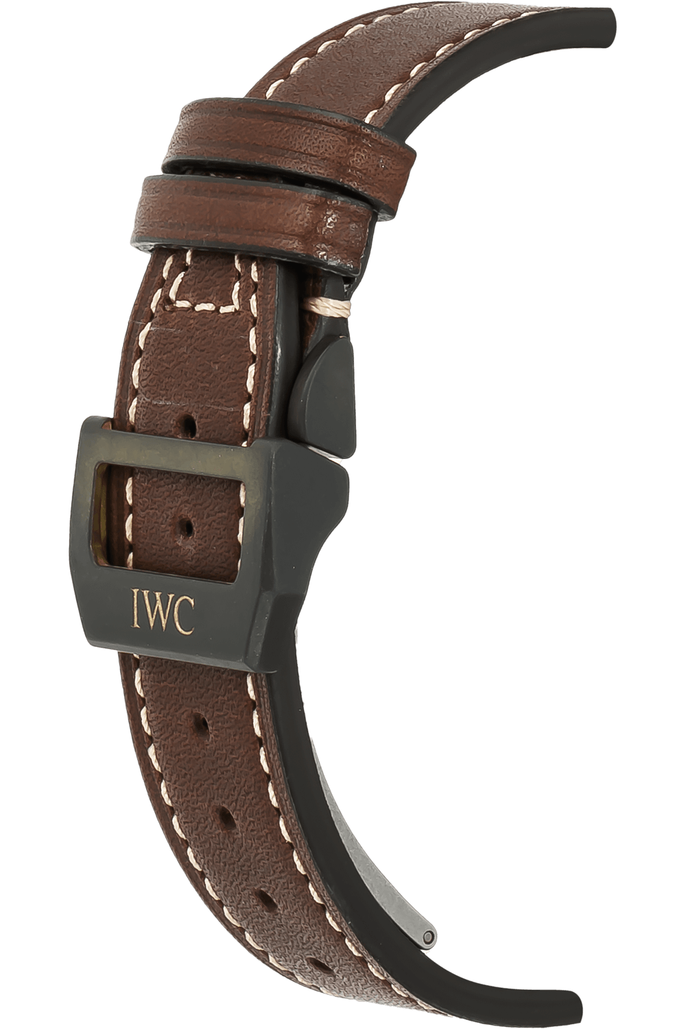 IWC 純正 レザー ベルト ブラウン IWC アイダブリュシー 純正 レザーベルト マーク18など メンズ 時計