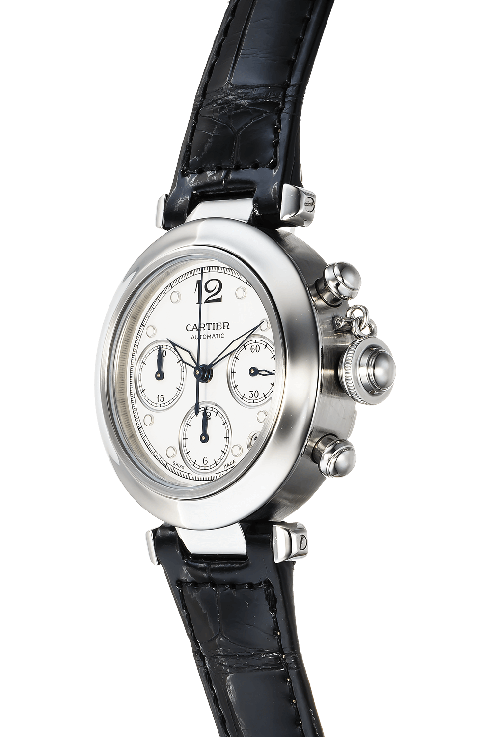 Pre-Owned Cartier Pasha C Chronograph (W31039M7)