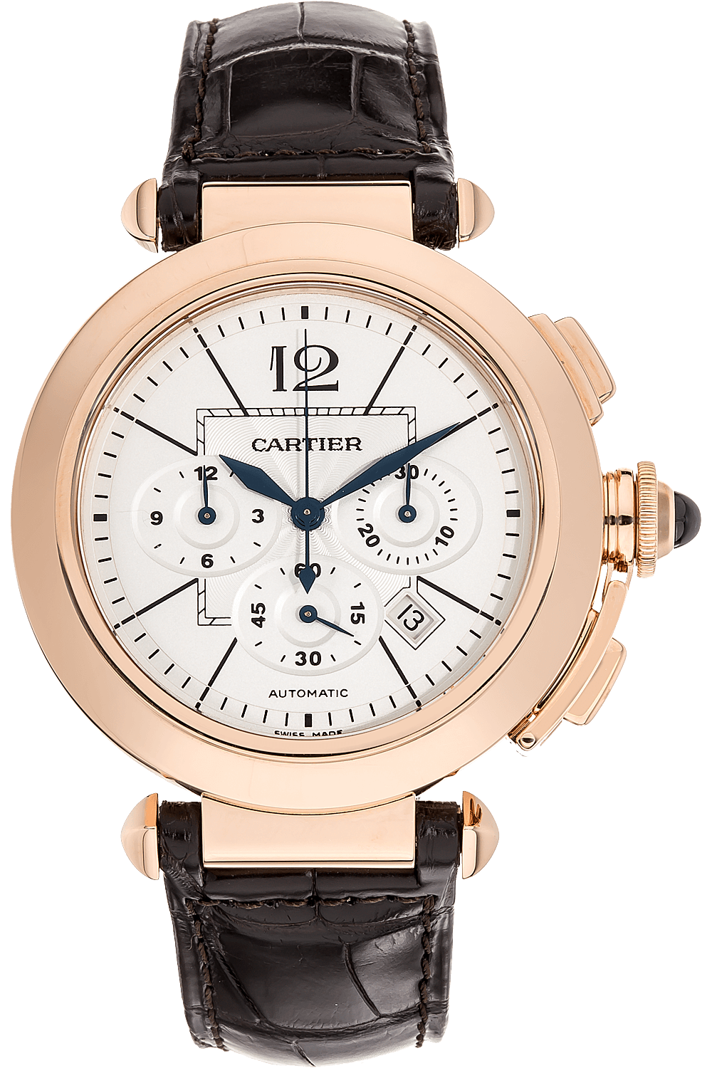 pasha chronograph rose gold automatic