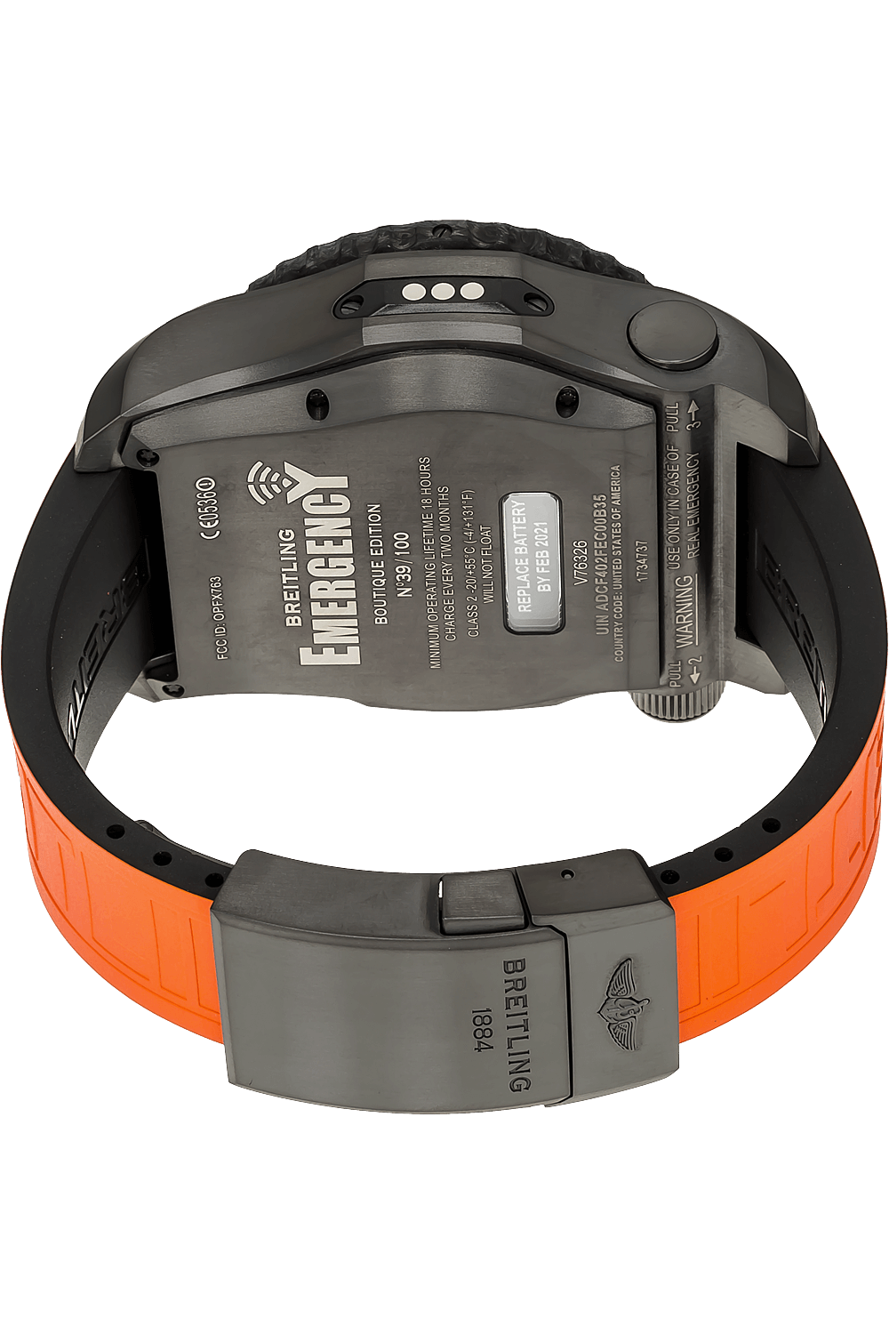 Pre-Owned Breitling Emergency Night (V76326U7/BE80)