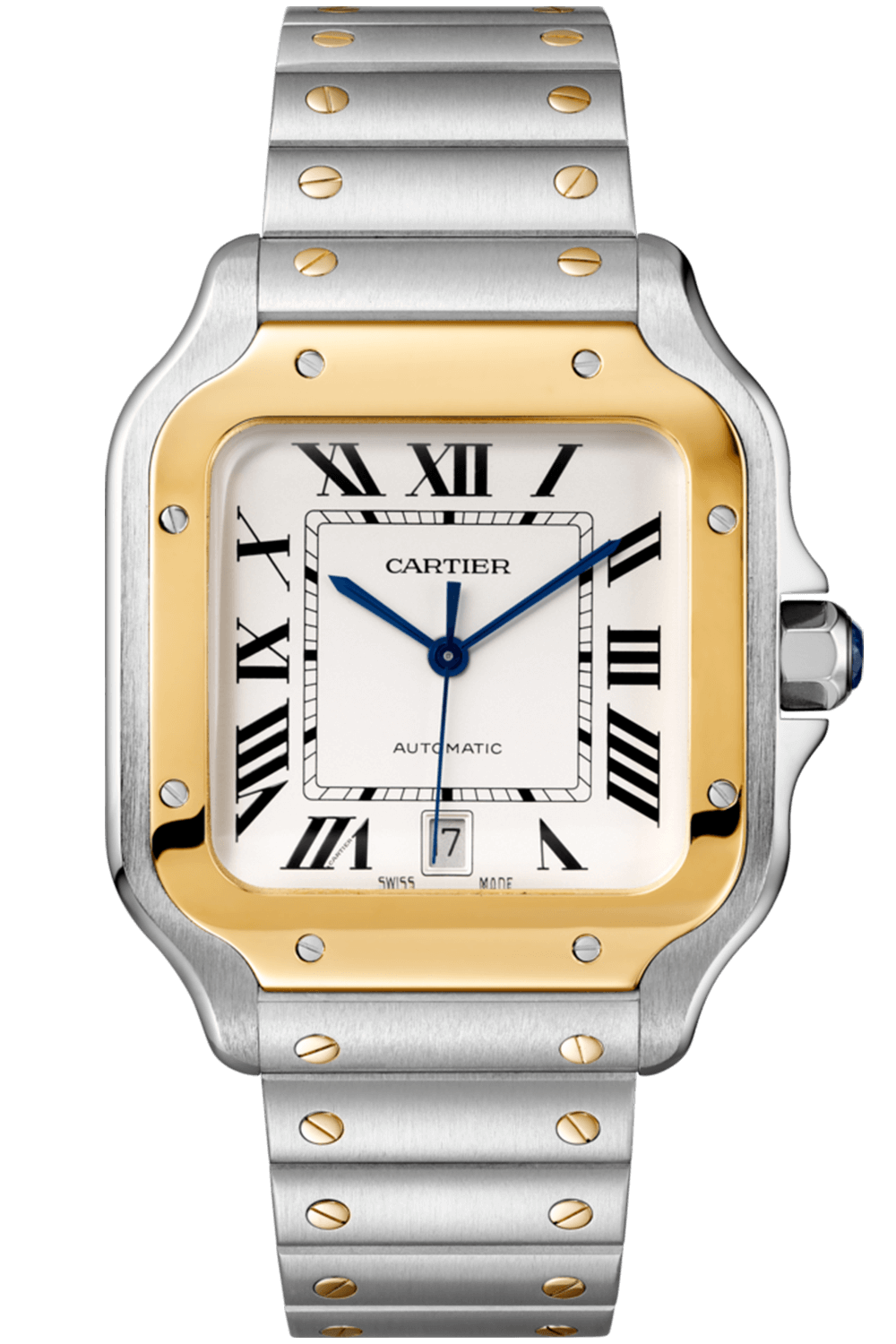 mise en charge klaxon Paralyser cartier santos de cartier large Global ...