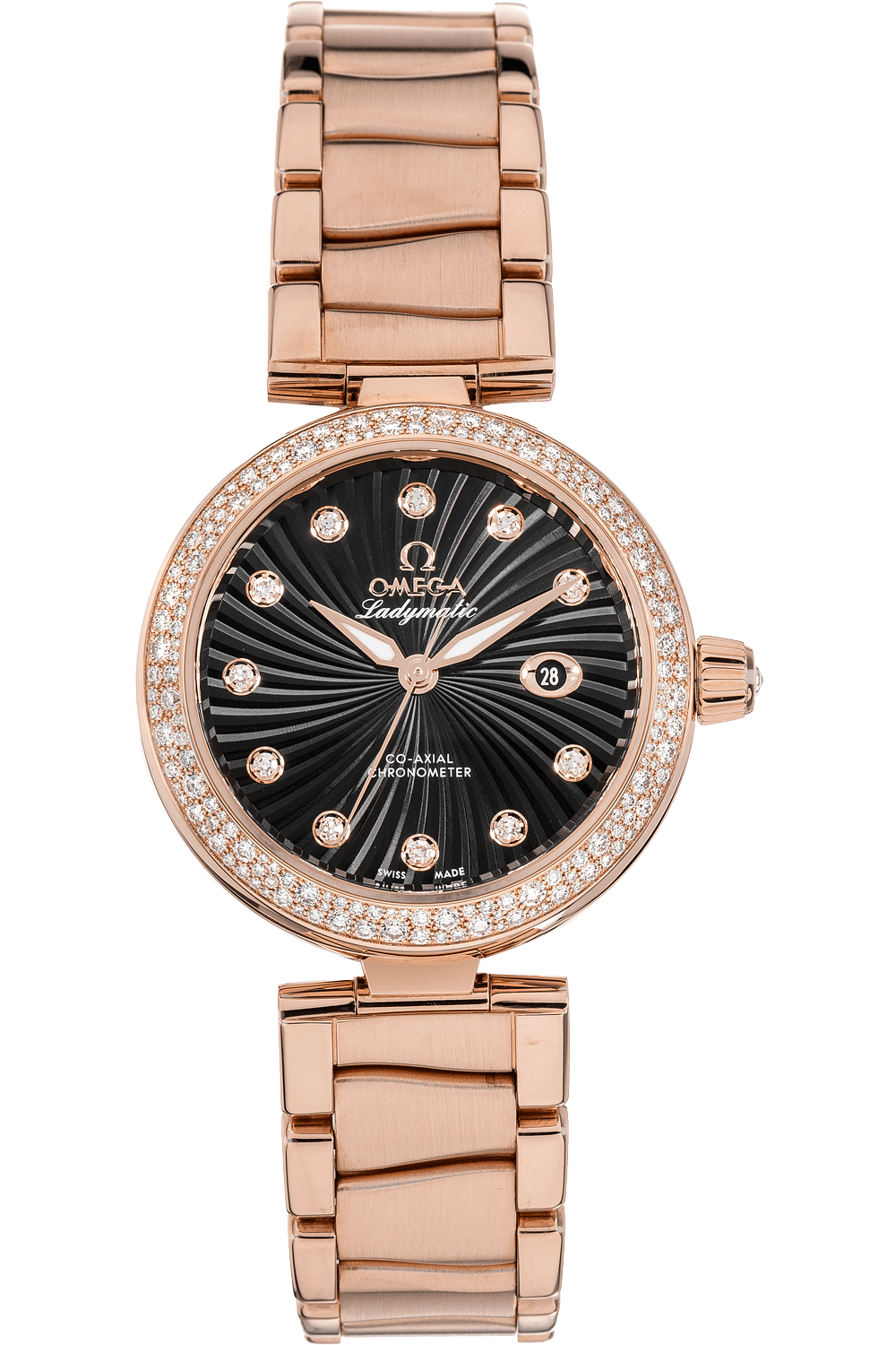 Omega ville ladymatic rose gold hotsell