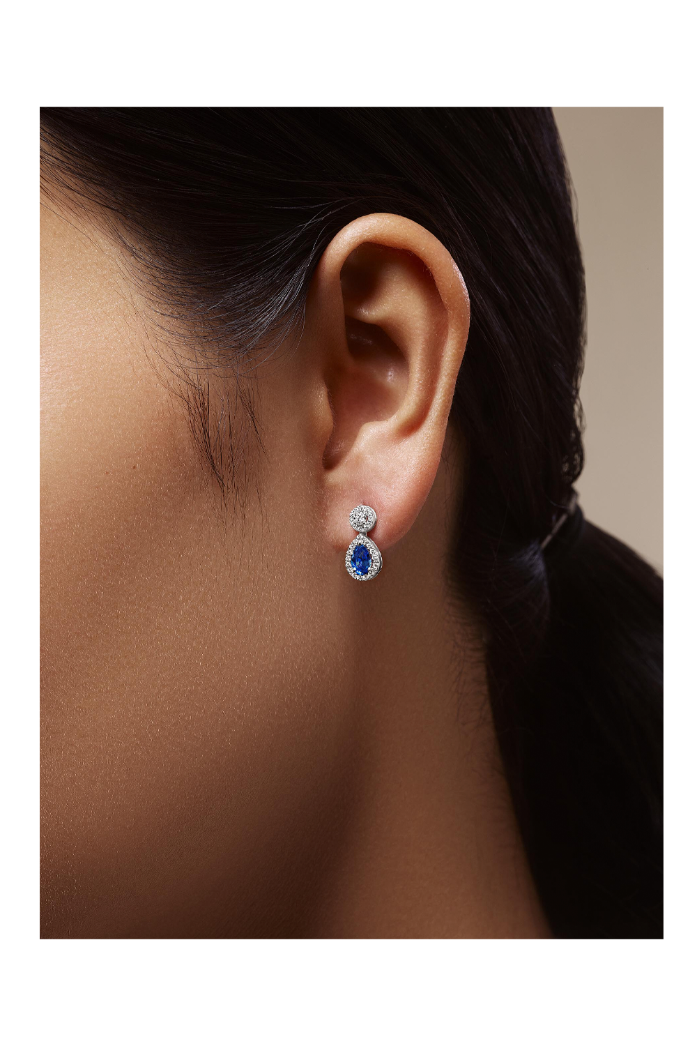 画材 Sapphire Genuine Fine B-Classics Sapphire Earrings - Bucherer Fine Jewellery