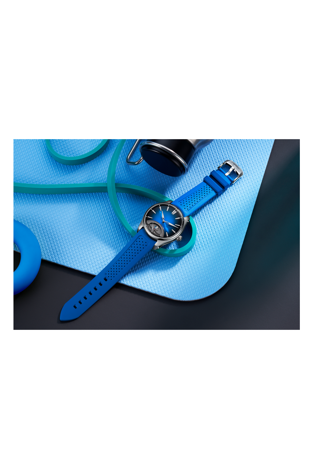 H. Moser & Cie. Pioneer Retrograde Seconds Midnight Blue (3250-1200)