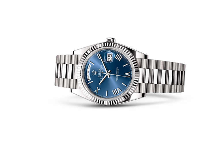 Rolex Day-Date in 18 kt white gold, M228239-0007 | Tourneau | Bucherer