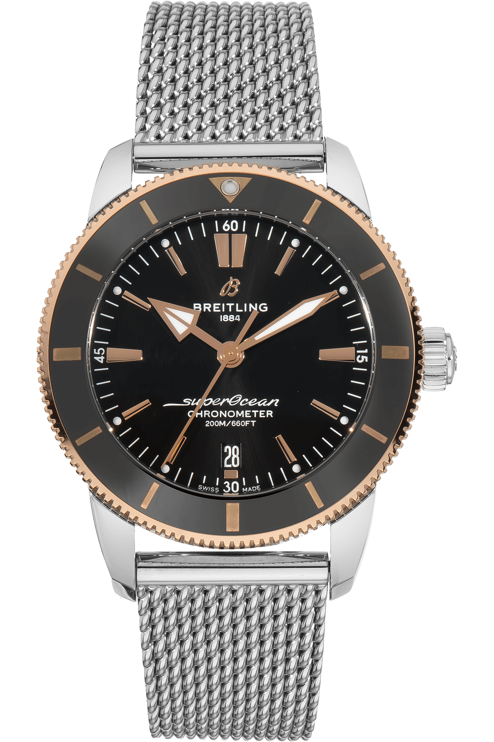 superocean heritage ii rose gold