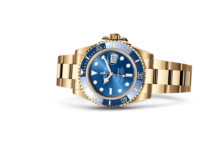 Rolex submariner top date yellow gold