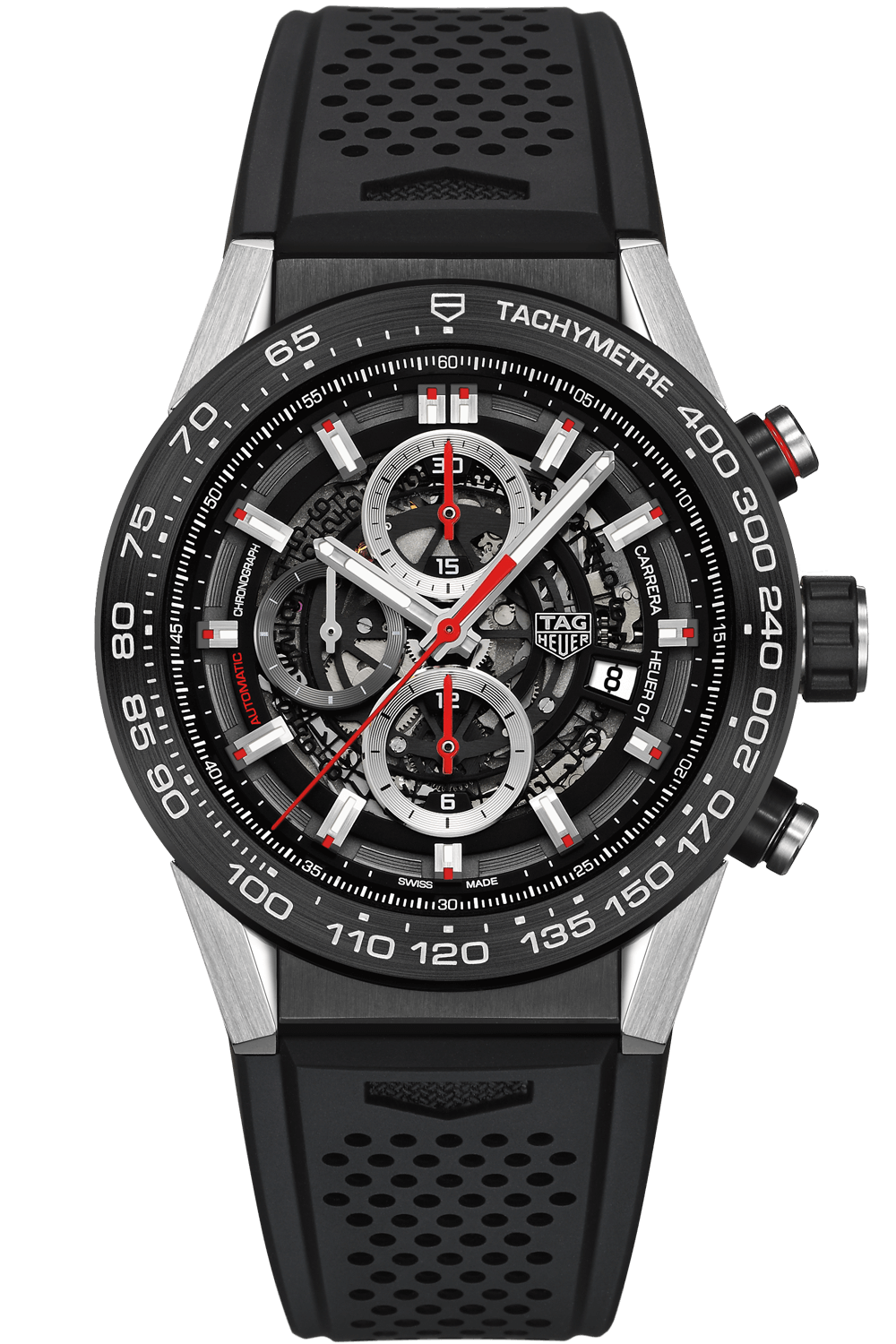 【ケン】TAG Heuer フォーミュラー1 TAG Heuer Heuer 01 Skeleton Chronograph (CAR2A1Z.FT6044)