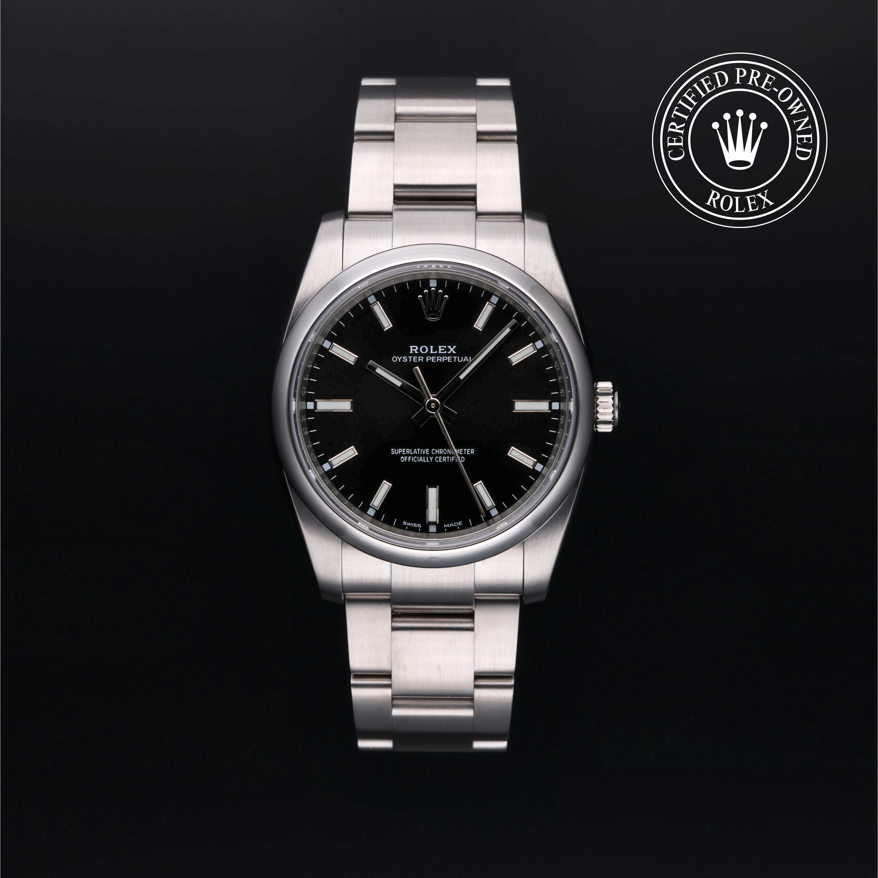 Rolex op 34 sale black