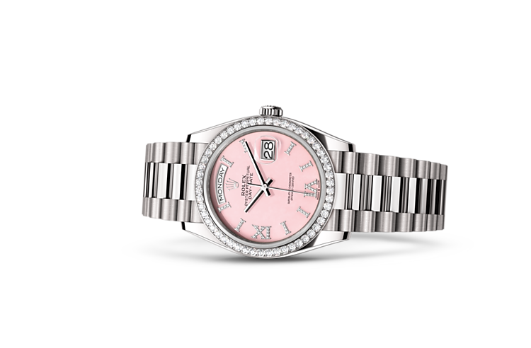 Rolex Day Date in 18 kt white gold M128349RBR 0008 Tourneau