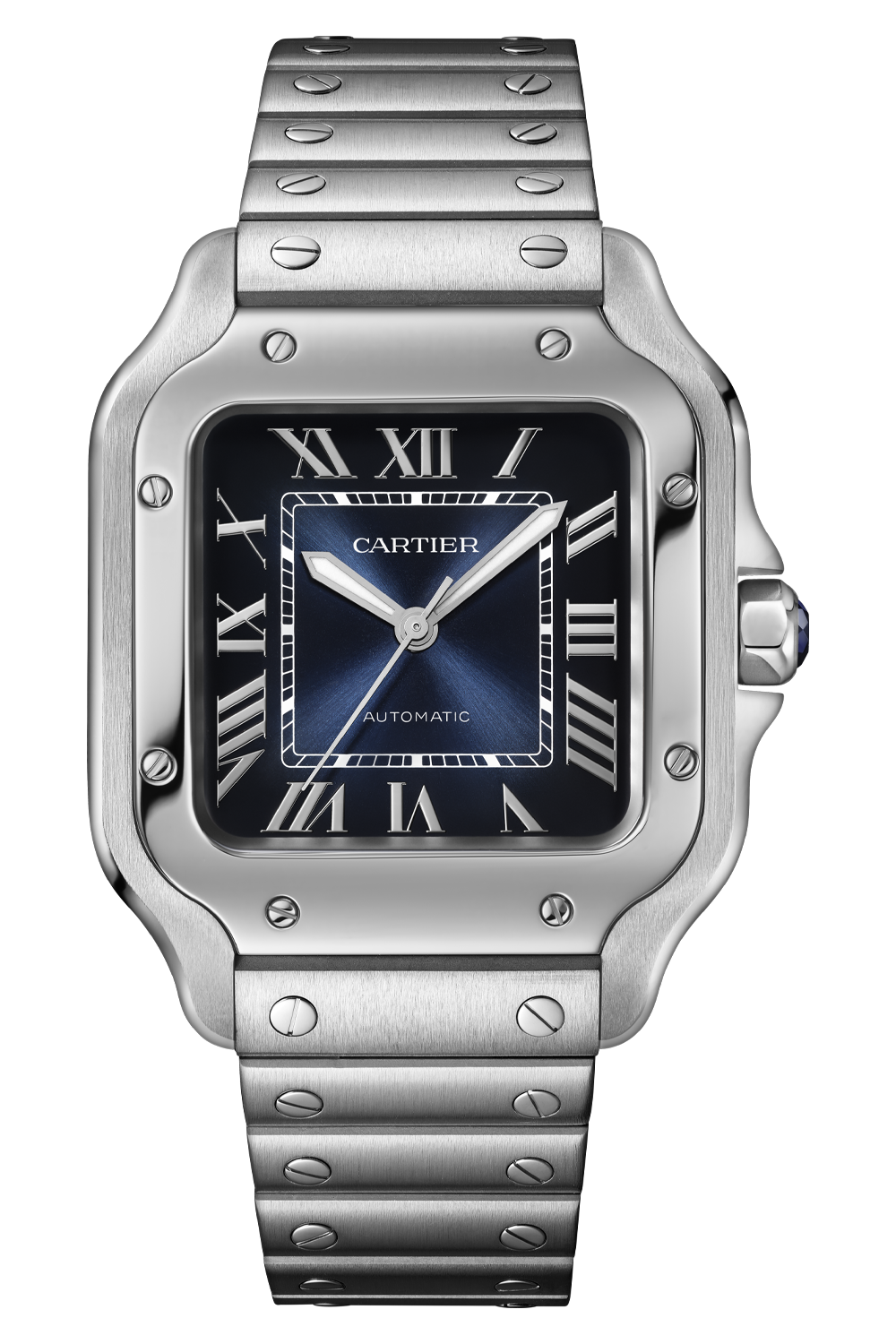 Cartier Santos De Cartier 35.1mm Medium Watch, Diamond Dial | W4SA0005 |  Borsheims