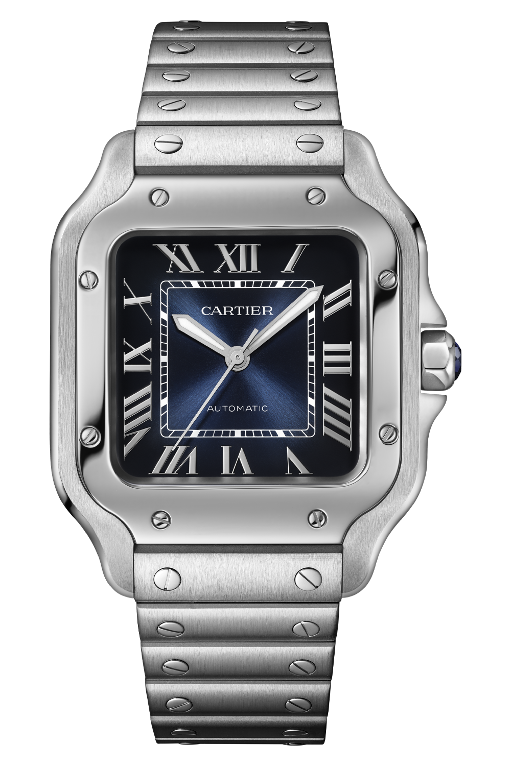 Cartier Santos De Cartier 35.1mm Medium Watch, Diamond Dial | W4SA0005 |  Borsheims