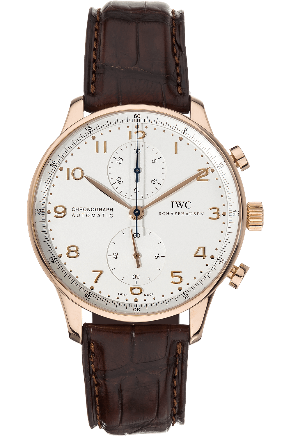 iwc portuguese chronograph gold
