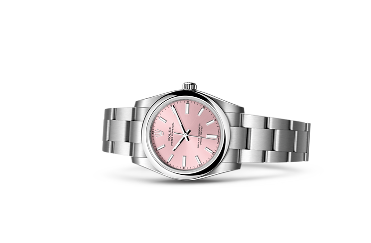 Rolex pink outlet oyster perpetual