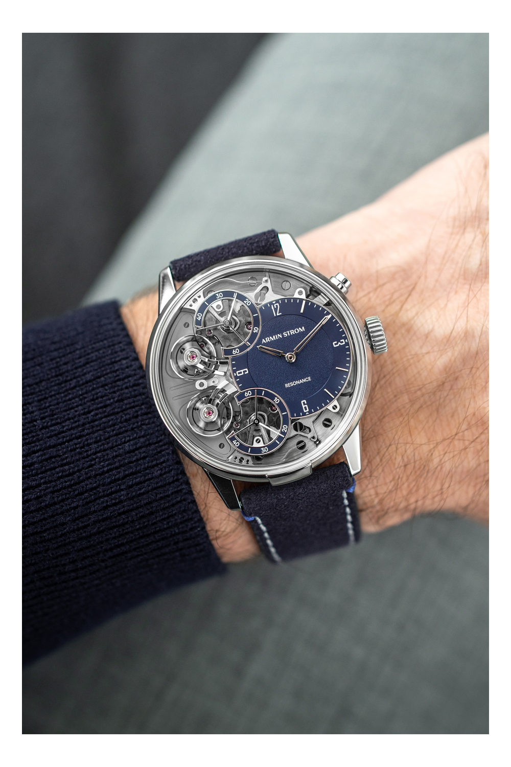 Armin Strom Mirrored Force Resonance Manufacture Edition Blue