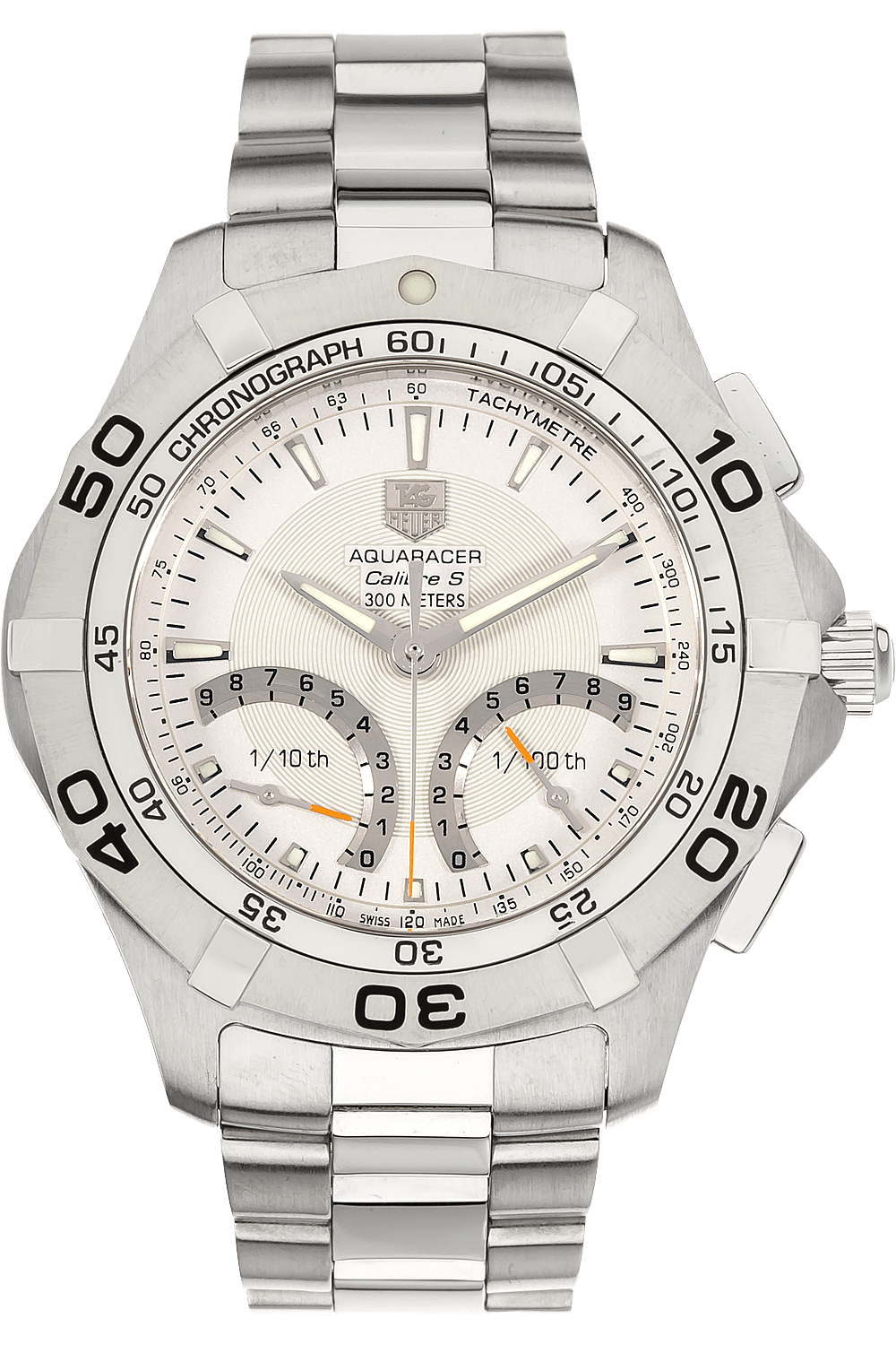 Pre Owned TAG Heuer Aquaracer Calibre S Chronograph Stainless Steel Quartz