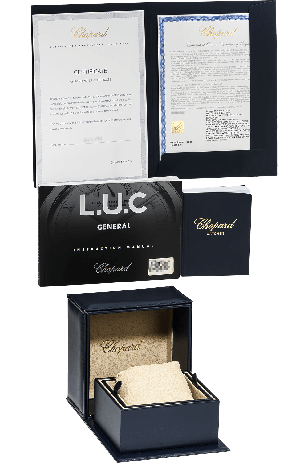 Pre-Owned Chopard L.U.C Quattro (161926-5001)