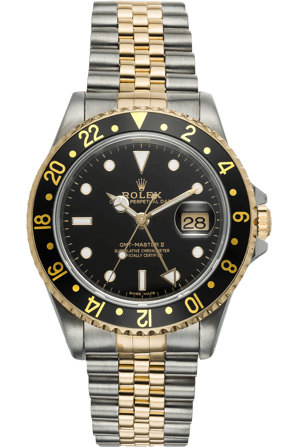 Pre-Owned Rolex GMT-Master II 16713LN-0001)