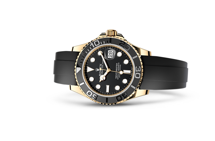 Rolex Yacht-Master 42 Black Dial 18k Yellow Gold Men's Watch 226658