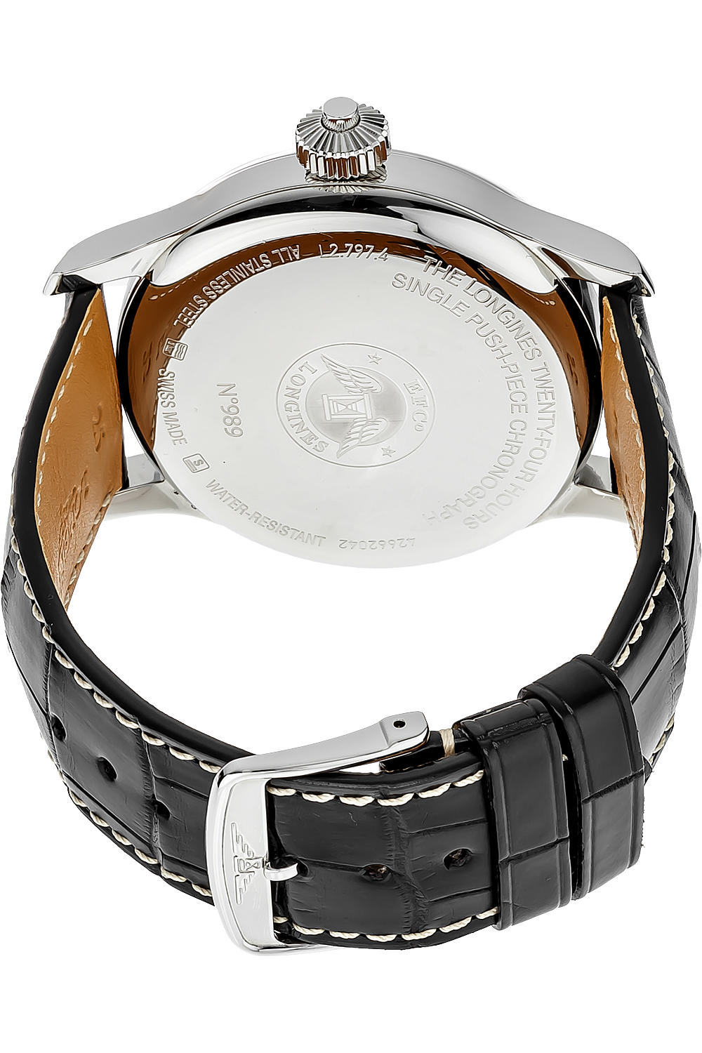 Pre-Owned Longines Heritage 24 Hours Monopusher Chronograph
