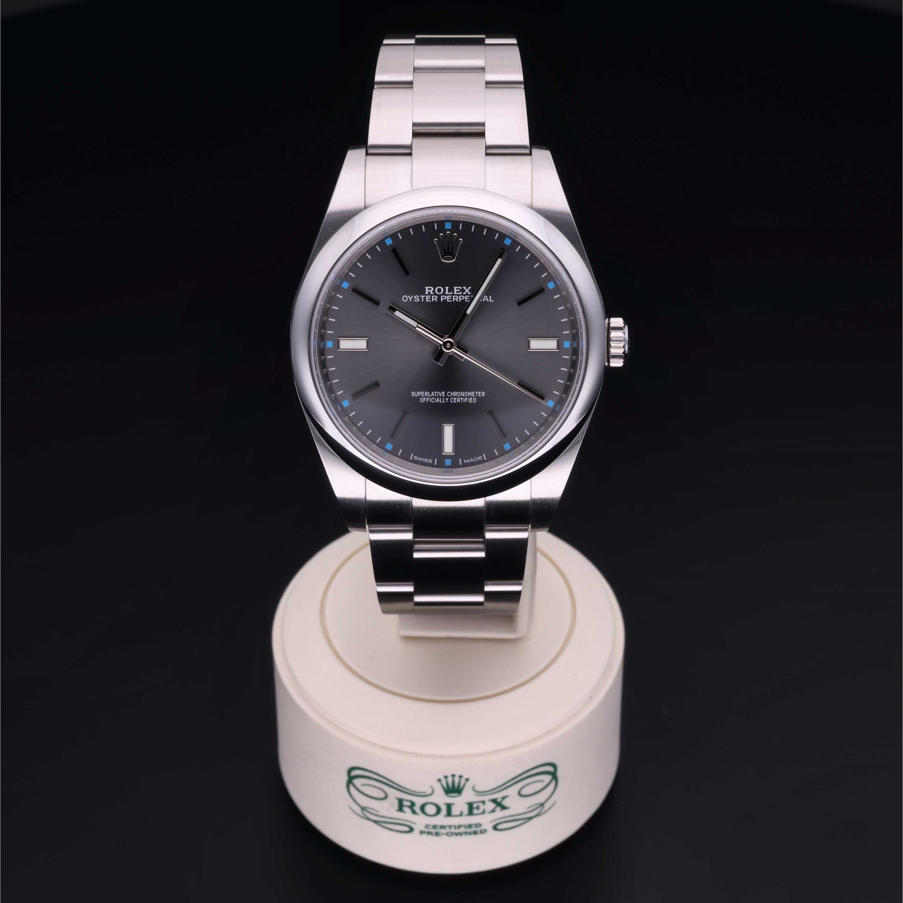 Rolex Certified Pre Owned Oyster Perpetual 39 mm in Oystersteel 114300 Tourneau Bucherer
