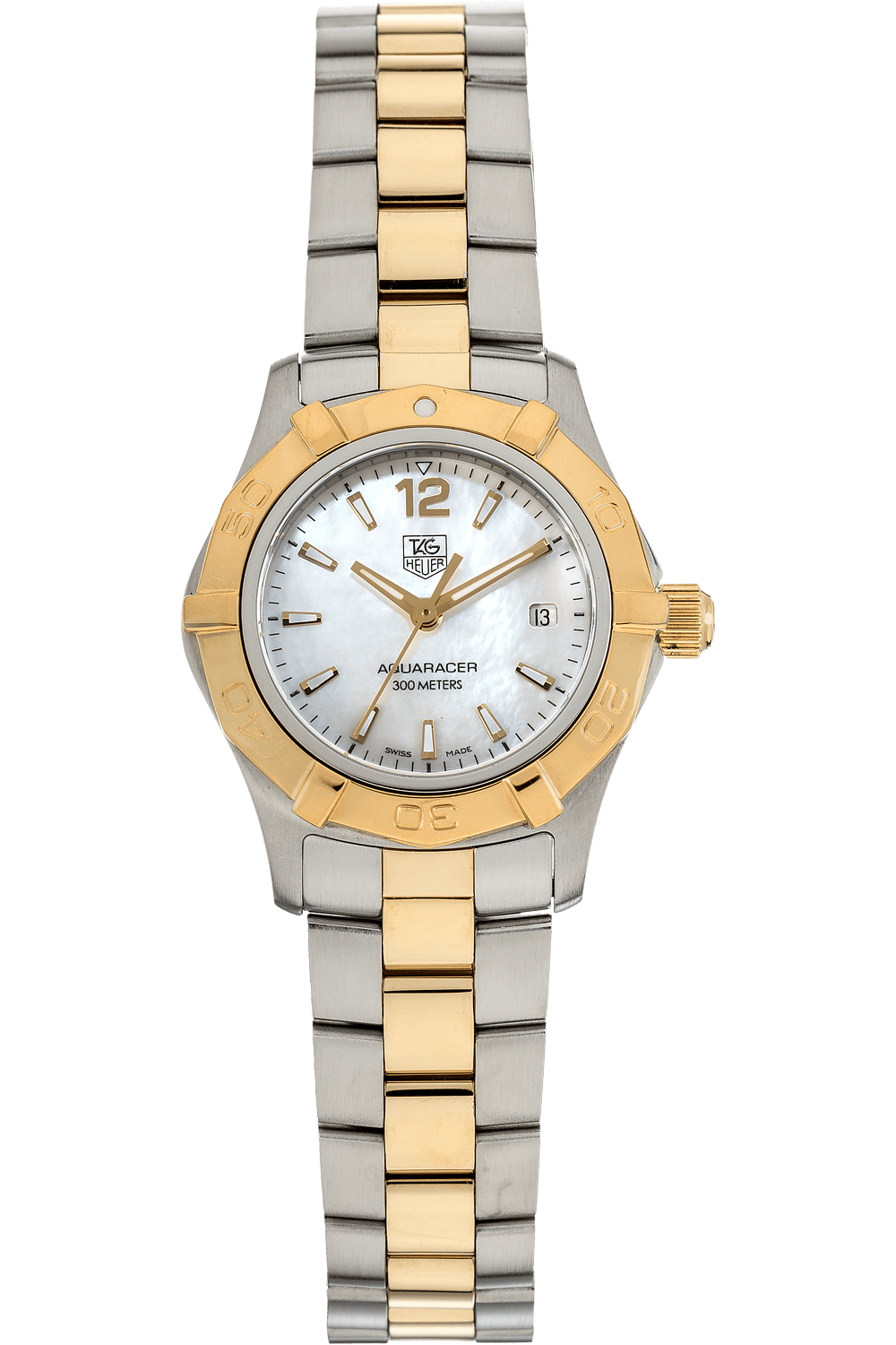 【極美品・希少】タグホイヤー 腕時計 アクアレーサー WAF1424 ゴールド TAG HEUER】タグホイヤー『アクアレーサー 2000 10Pダイヤ