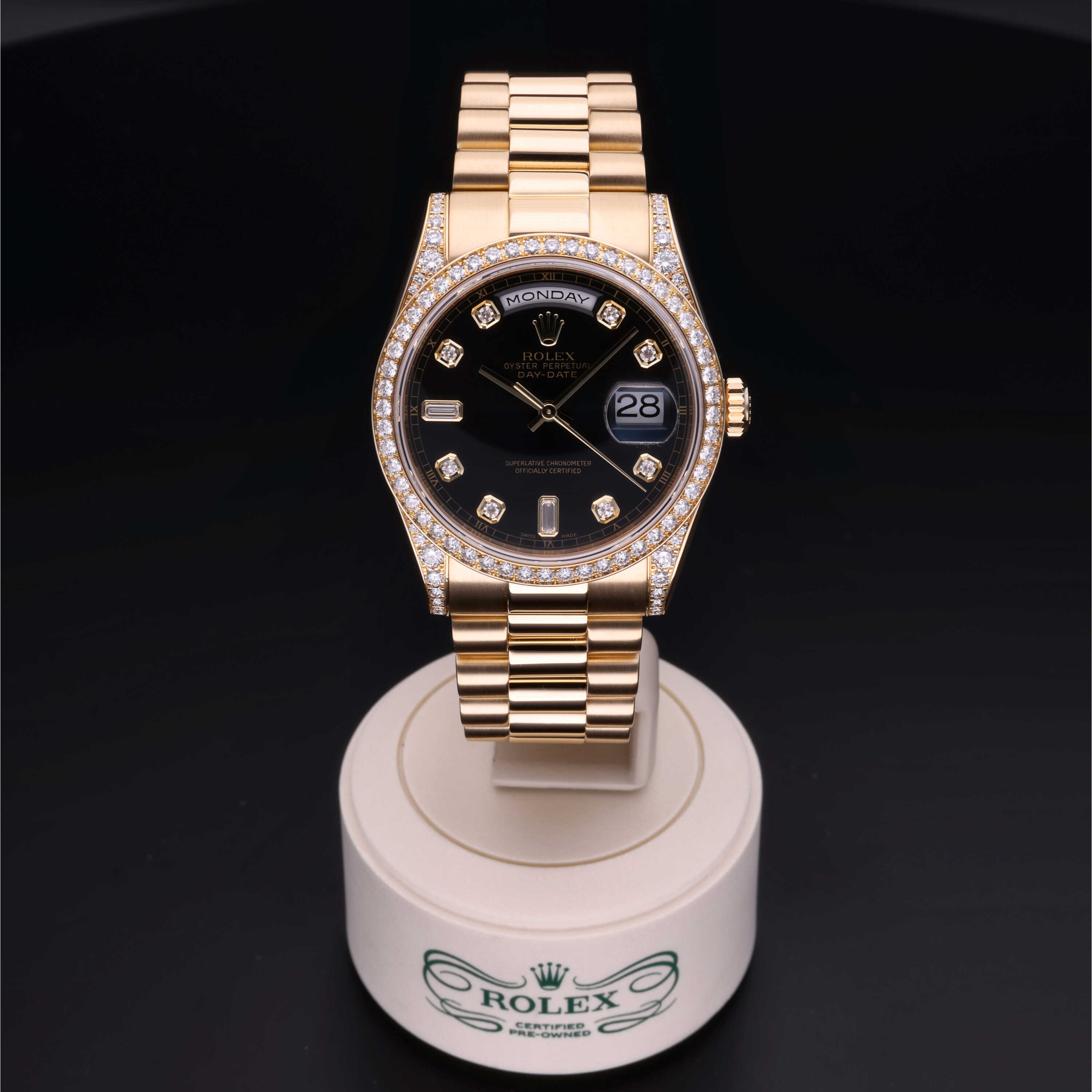 Rolex day top date pre owned