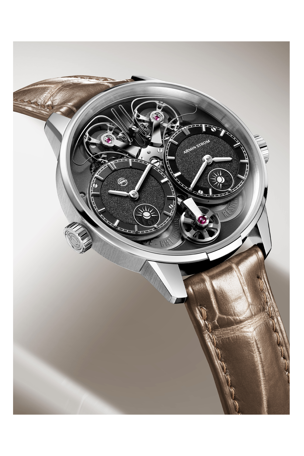 Armin Strom Dual Time GMT Resonance-Manufacture Edition Black
