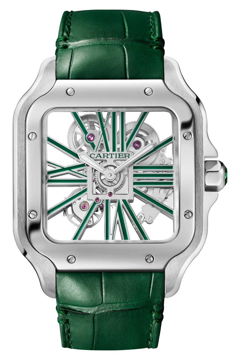 Cartier Santos トランプ　購入者限定　【廃盤　激レア】 CARTIER カルティエ サントス デュモン XL エナメルタイガー 世界限定