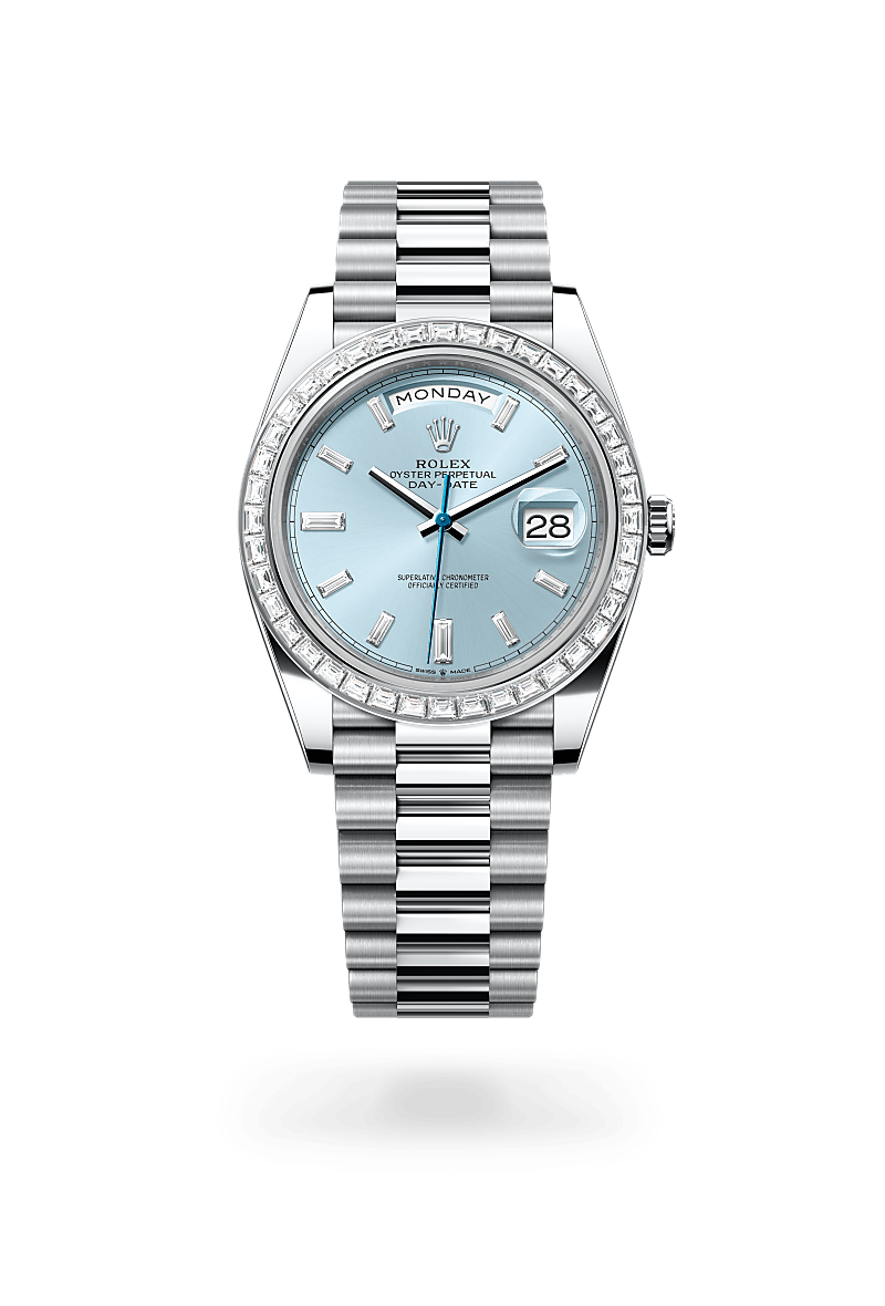 Rolex Day-Date 40 in platinum, M228396TBR-0002 [Tourneau I Bucherer]