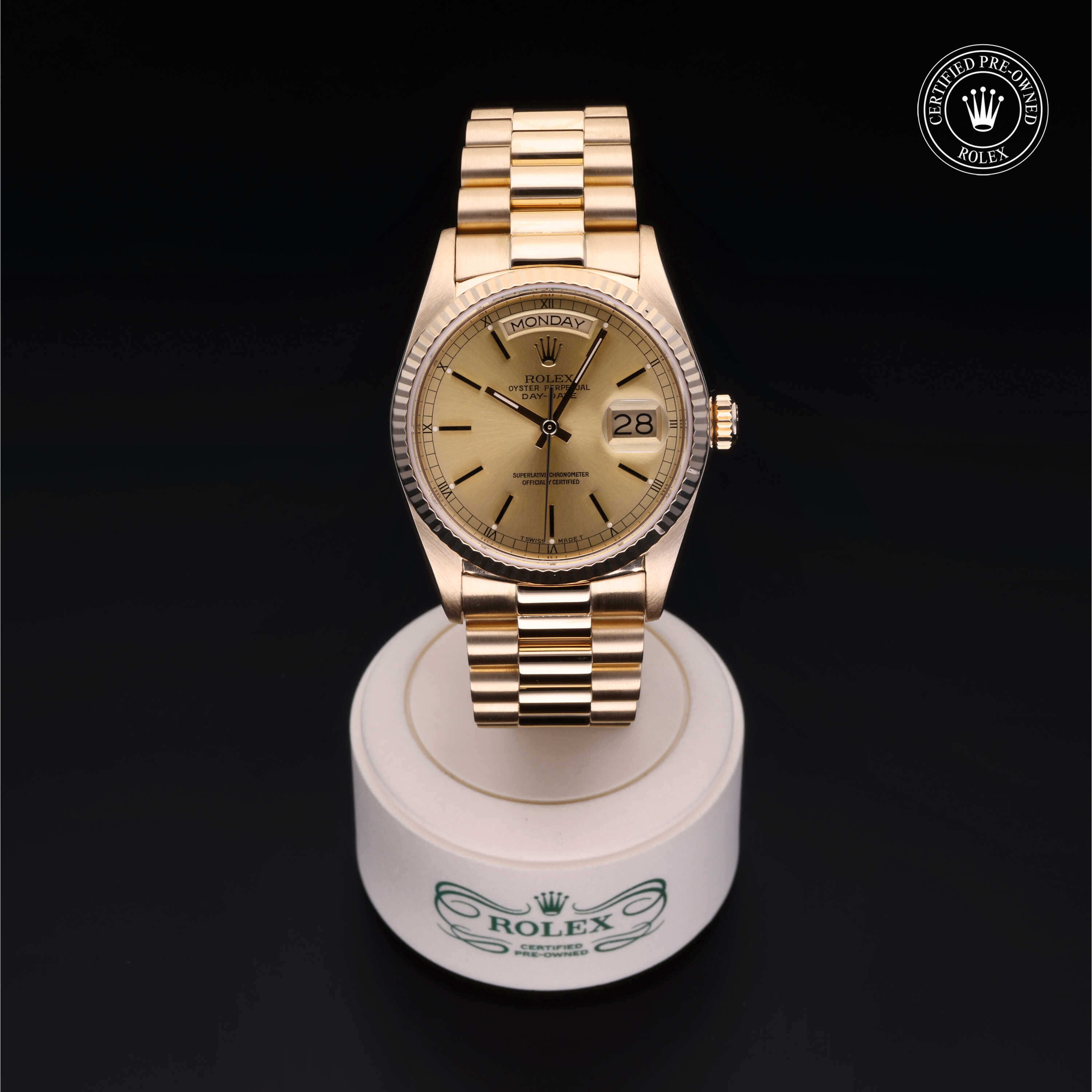 Rolex Certified Pre Owned Day Date 18038