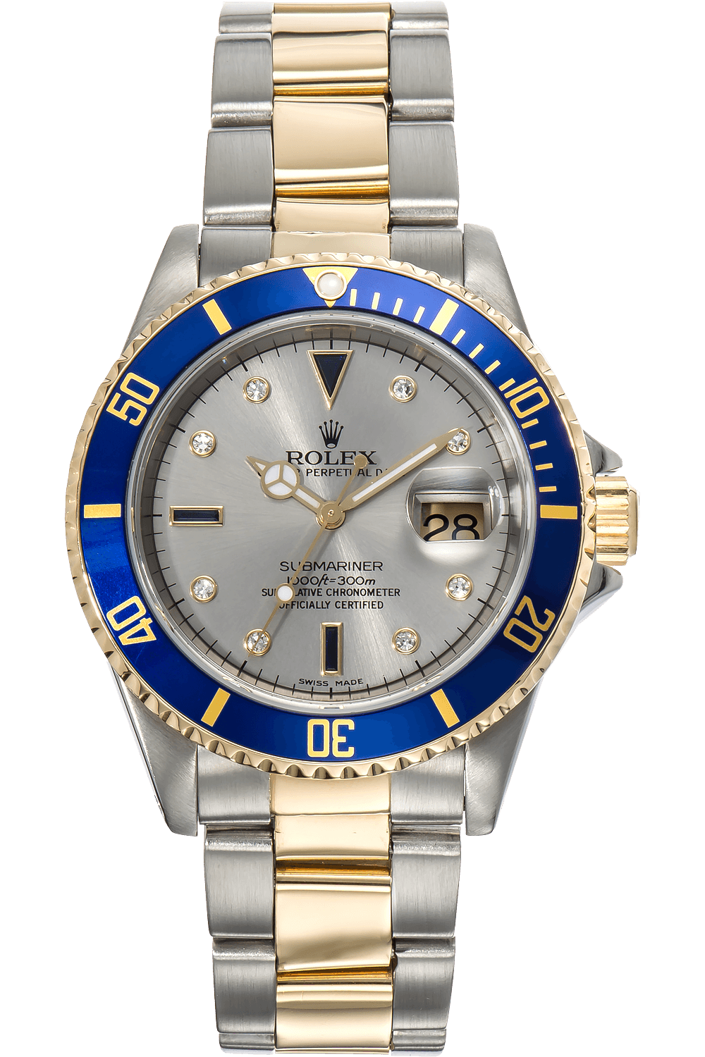 Præfiks fornærme budget Pre-Owned Rolex Submariner (16613LB-S14)