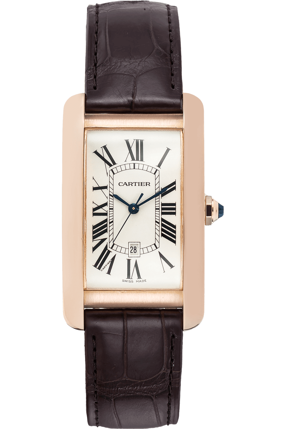 cartier tank rose gold