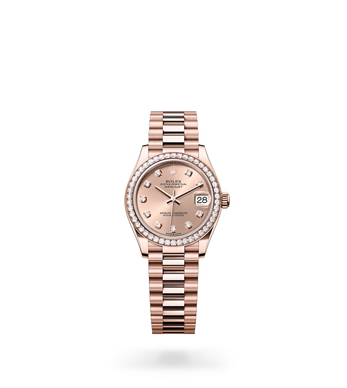 Rolex day shop just rose gold