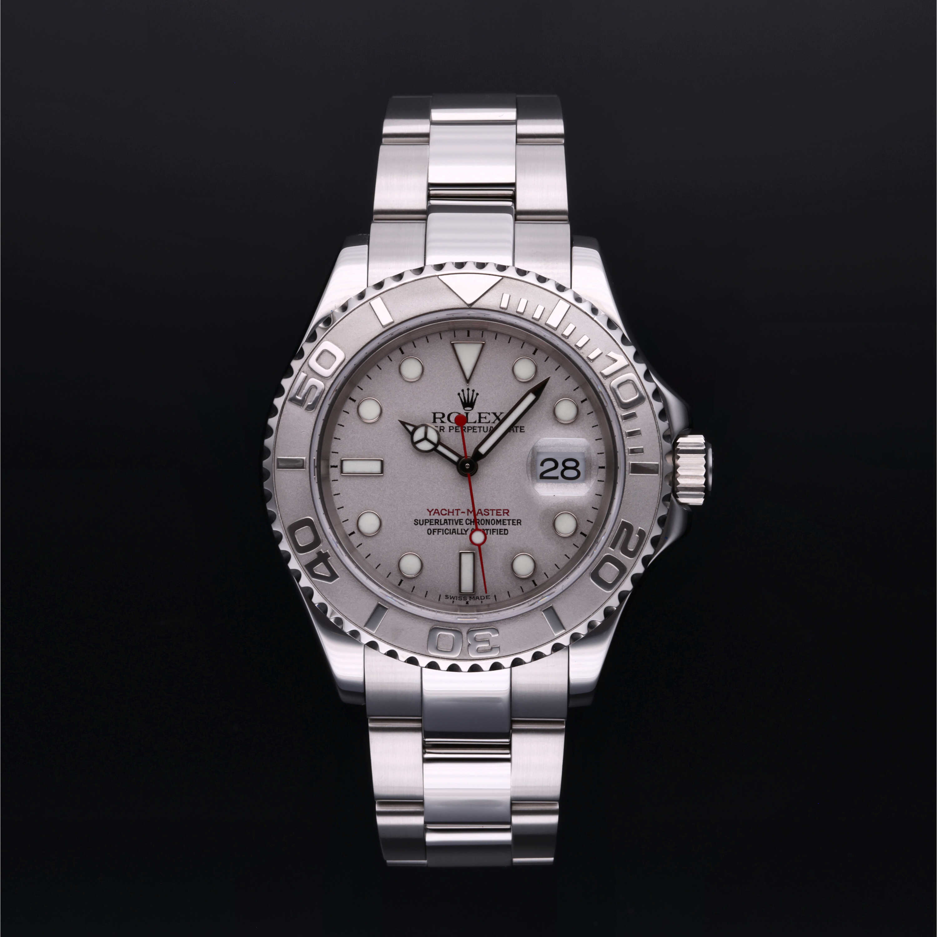 Rolex Certified Pre Owned Yachtmaster 40 mm in Rolesium 16622